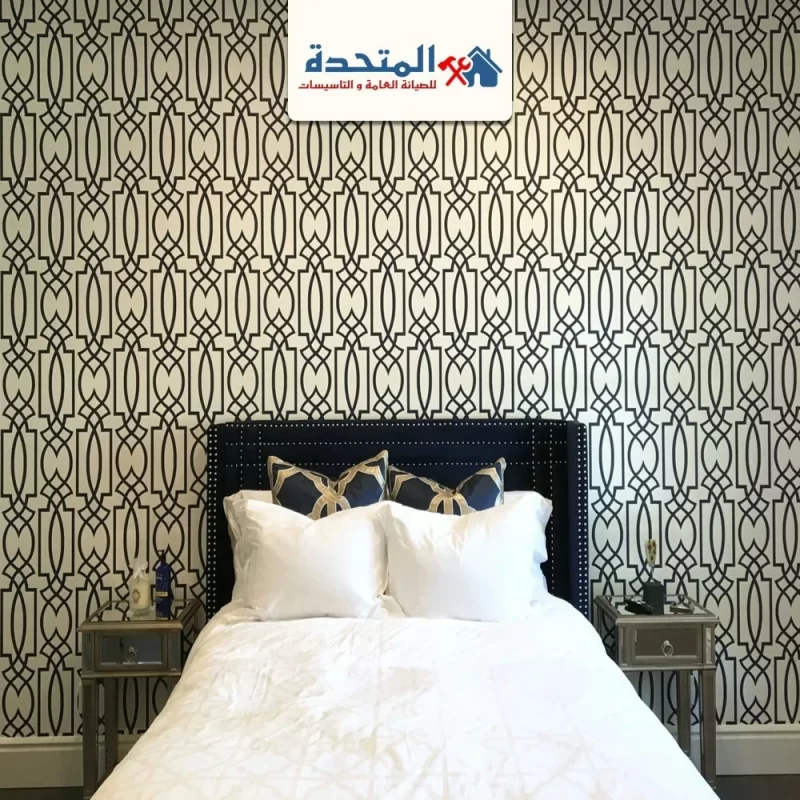 تركيب ورق جدران راس الخيمة